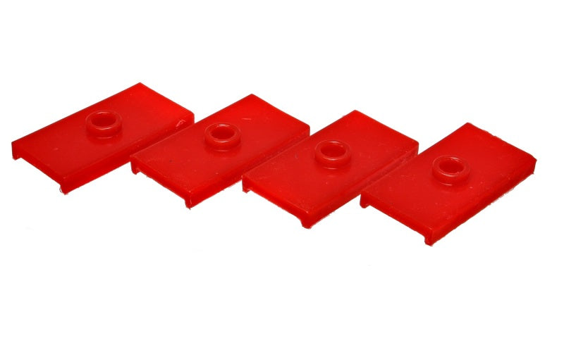 Energy Suspension 62-80 MG MGB Red Rear Leaf Spring Pad Set Energy Suspension 62-80 MG MGB Red Rear Leaf Spring Pad Set