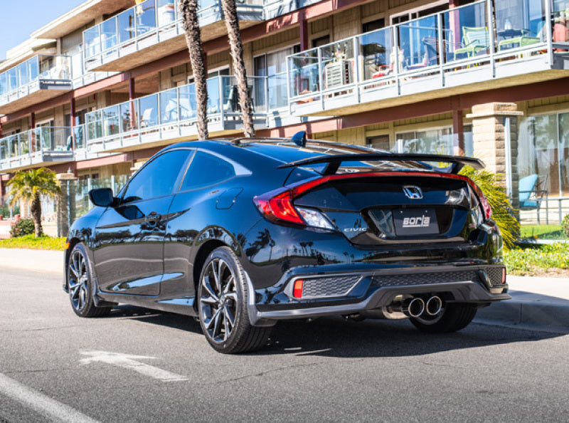 Borla 17-19 Honda Civic SI 1.5L Turbo MT S-Type 2.75in Cat-Back Exhaust Borla 17-19 Honda Civic SI 1.5L Turbo MT S-Type 2.75in Cat-Back Exhaust