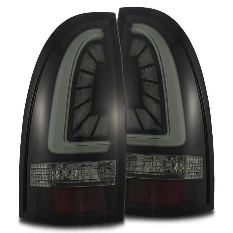 AlphaRex 05-15 Toyota Tacoma PRO-Series LED Tail Lights Jet Black AlphaRex 05-15 Toyota Tacoma PRO-Series LED Tail Lights Jet Black