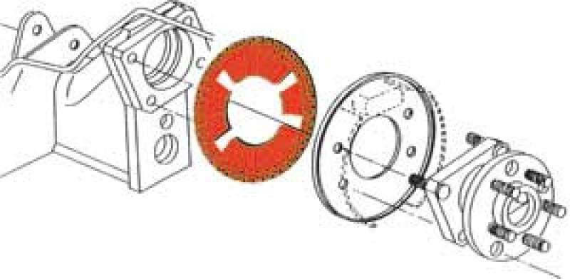 SPC Performance EZ Shim Dual Angle Camber/Toe Shim (Red) SPC Performance EZ Shim Dual Angle Camber/Toe Shim (Red)