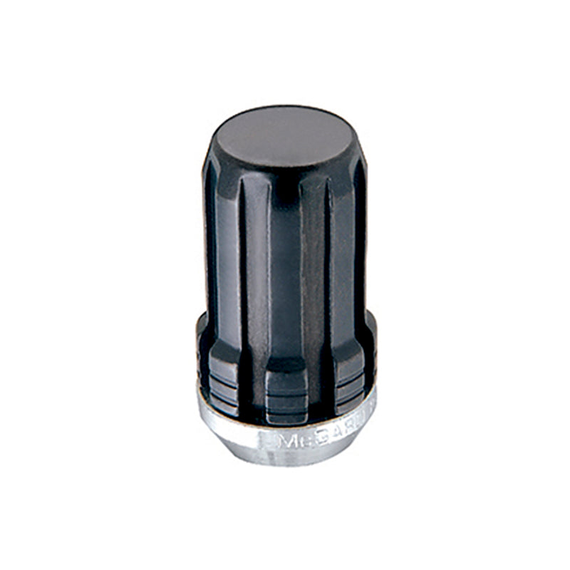 McGard SplineDrive Lug Nut (Cone Seat) 1/2-20 / 1.60in. Length (Box of 50) - Black (Req. Tool) McGard SplineDrive Lug Nut (Cone Seat) 1/2-20 / 1.60in. Length (Box of 50) - Black (Req. Tool)