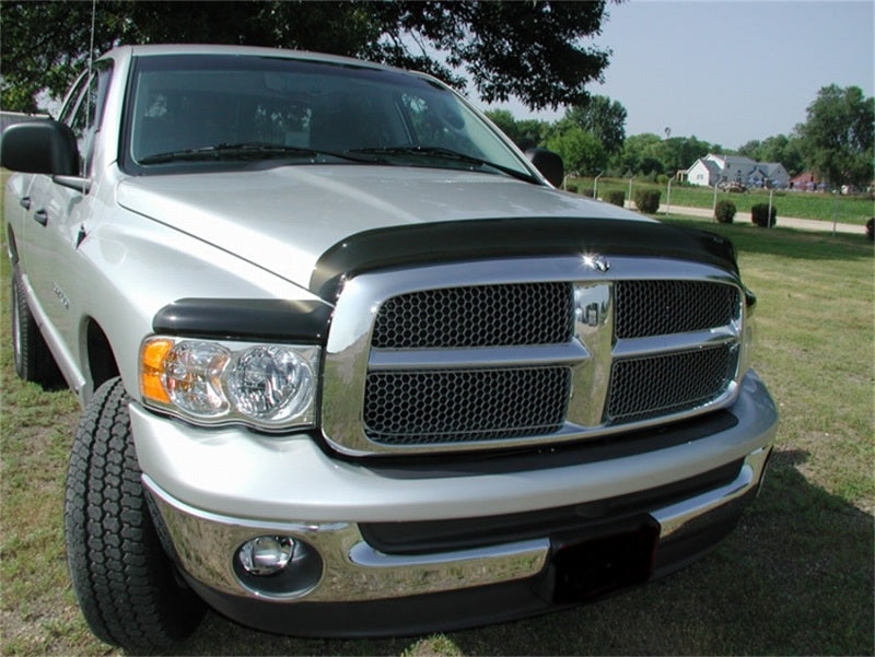 Stampede 2002-2005 Dodge Ram 1500 Deluxe 3 Pc Vigilante Premium Hood Protector 3 Pc - Smoke Stampede 2002-2005 Dodge Ram 1500 Deluxe 3 Pc Vigilante Premium Hood Protector 3 Pc - Smoke