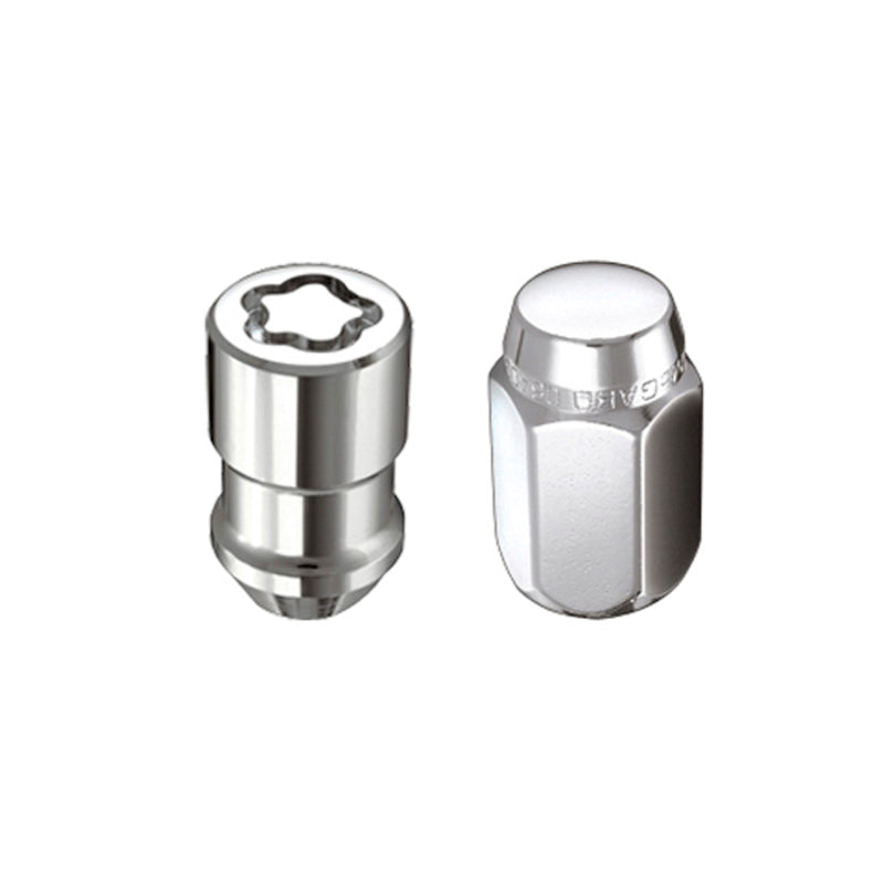 McGard 6 Lug Hex Install Kit w/Locks (Cone Seat Nut) M12X1.5 / 13/16 Hex / 1.5in. Length - Chrome McGard 6 Lug Hex Install Kit w/Locks (Cone Seat Nut) M12X1.5 / 13/16 Hex / 1.5in. Length - Chrome