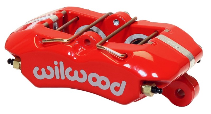 Wilwood Caliper-Forged Dynapro 4 5.25in Mount-Red-Universal 1.38/1.38in Pistons .81in Disc Wilwood Caliper-Forged Dynapro 4 5.25in Mount-Red-Universal 1.38/1.38in Pistons .81in Disc