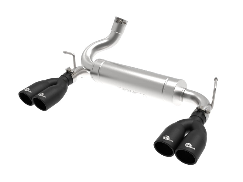 aFe Rebel Series 2.5in 409 SS Axle-Back Exhaust System Black 07-18 Jeep Wrangler (JK) V6-3.6L/3.8L aFe Rebel Series 2.5in 409 SS Axle-Back Exhaust System Black 07-18 Jeep Wrangler (JK) V6-3.6L/3.8L