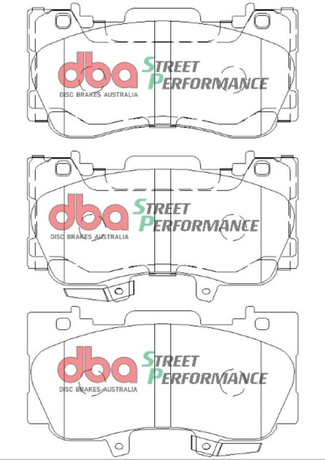 DBA 08/14-06/18 Ford Mustang 2.3 Ecoboost SP500 Brake Pads DBA 08/14-06/18 Ford Mustang 2.3 Ecoboost SP500 Brake Pads