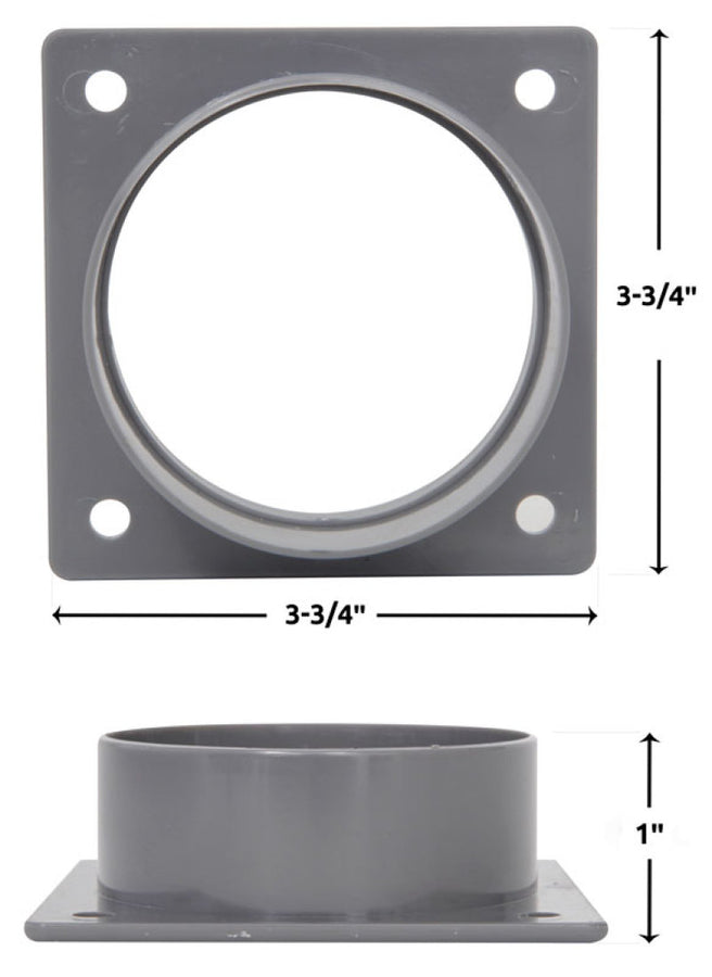 Spectre Air Duct/Intake Tube Mounting Plate 3in. Outlet Spectre Air Duct/Intake Tube Mounting Plate 3in. Outlet