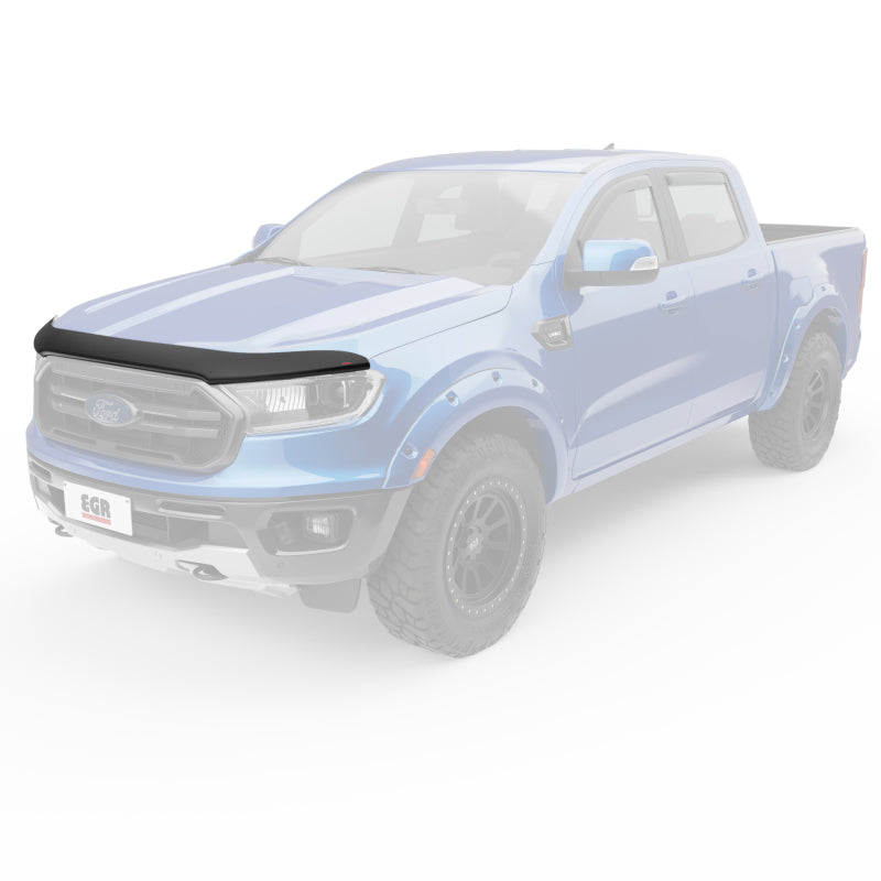 EGR 19+ Ford Ranger Superguard Hood Guard Matte Black EGR 19+ Ford Ranger Superguard Hood Guard Matte Black