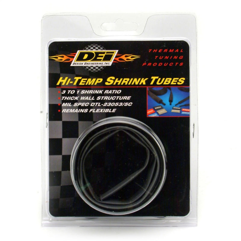 DEI Hi-Temp Shrink Tube 9mm x 4ft - Black DEI Hi-Temp Shrink Tube 9mm x 4ft - Black