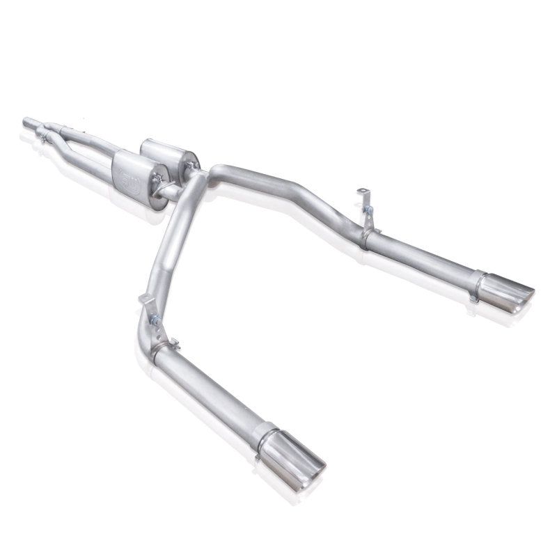 Stainless Works Chevy Silverado/GMC Sierra 2007-16 5.3L/6.2L Exhaust Y-Pipe Under Bumper Exit Stainless Works Chevy Silverado/GMC Sierra 2007-16 5.3L/6.2L Exhaust Y-Pipe Under Bumper Exit