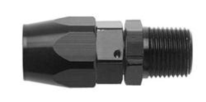 Fragola -10AN Straight Hose End x 3/8 NPT - Black Fragola -10AN Straight Hose End x 3/8 NPT - Black