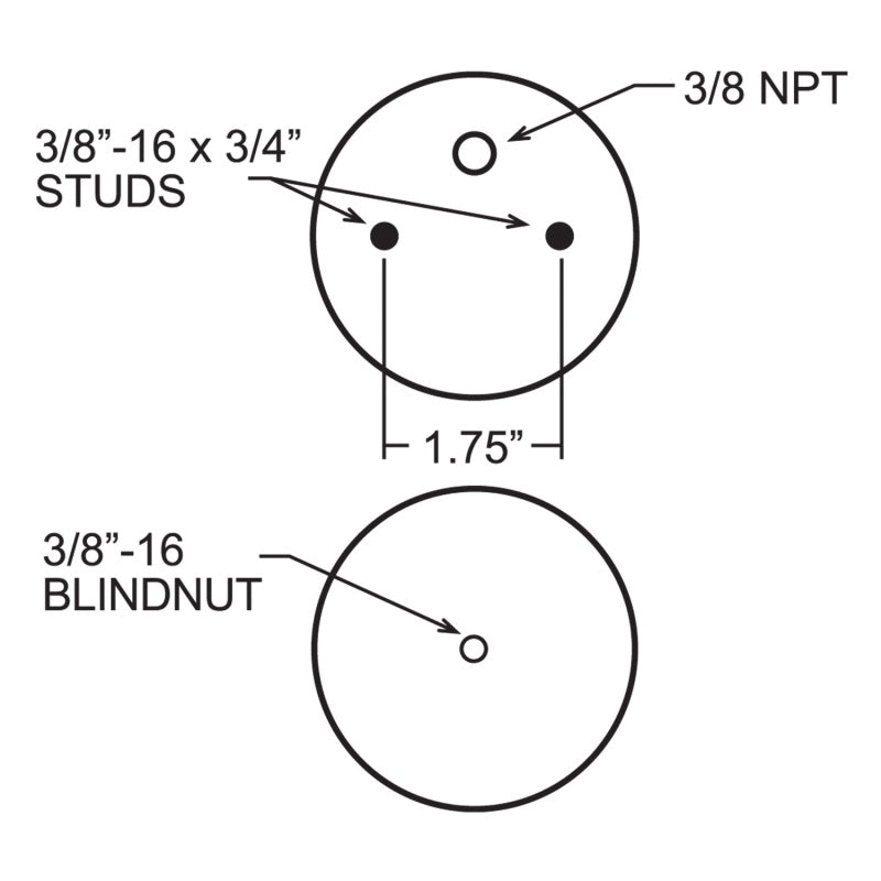 Firestone Ride-Rite Replacement Air Helper Spring Rear 267CZ 1.5 (W217607703) Firestone Ride-Rite Replacement Air Helper Spring Rear 267CZ 1.5 (W217607703)