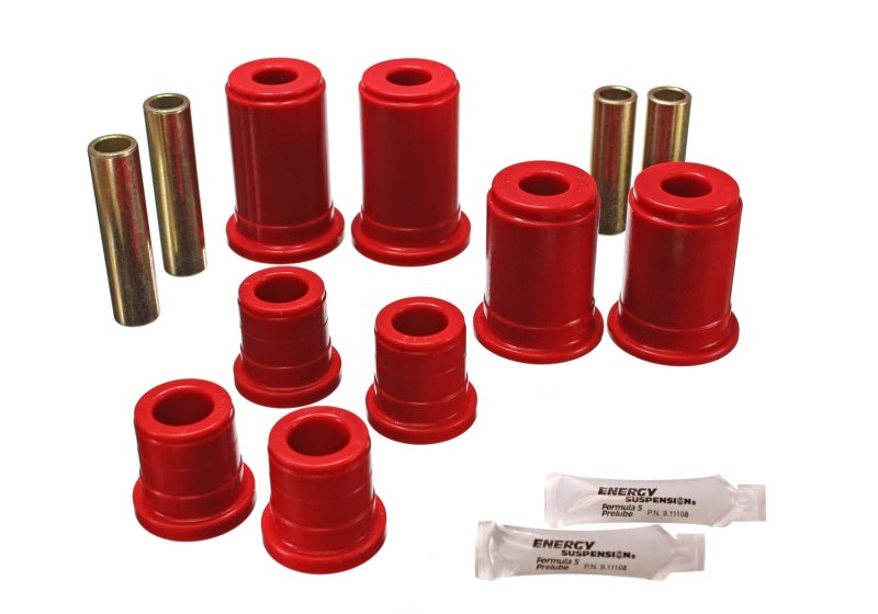 Energy Suspension 92-94 K-5 Blazer / 92-99 Denali/Suburban/Yukon Red Front Control Arm Bushing Set Energy Suspension 92-94 K-5 Blazer / 92-99 Denali/Suburban/Yukon Red Front Control Arm Bushing Set
