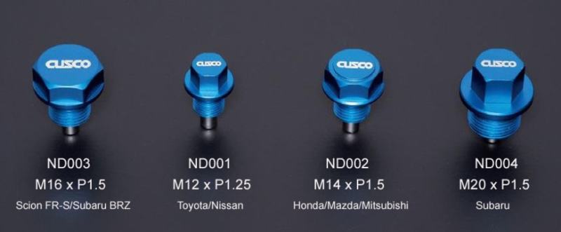 Cusco Neodymium Magnetic Drain Bolt - Subaru Cusco Neodymium Magnetic Drain Bolt - Subaru