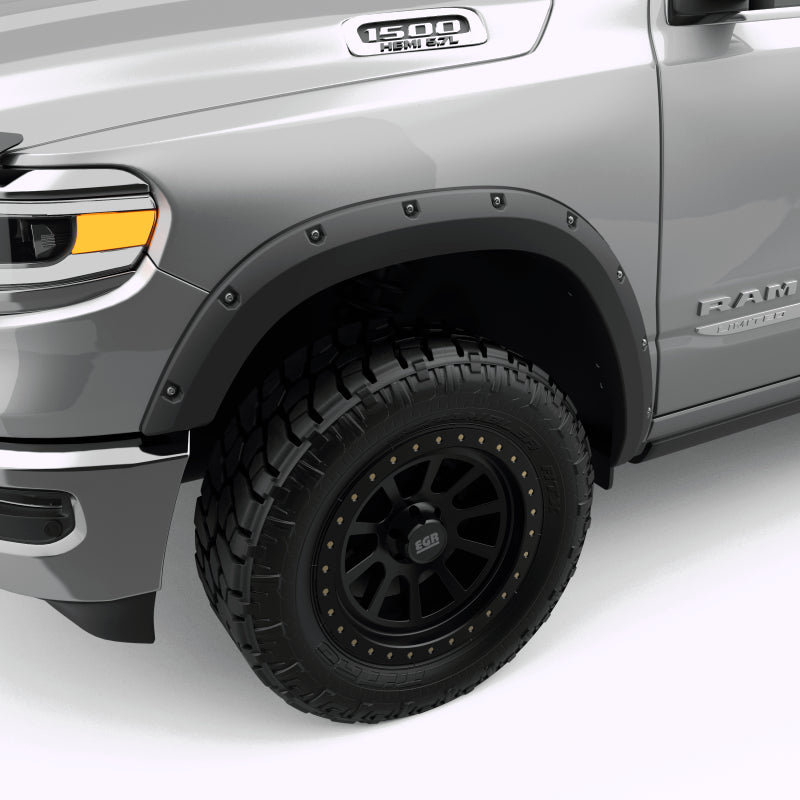 EGR 2019 RAM 1500 Bolt-On Style Fender Flares - Set - Black EGR 2019 RAM 1500 Bolt-On Style Fender Flares - Set - Black