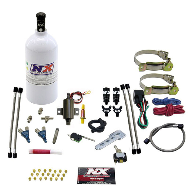 Nitrous Express 2 Cyl Piranha Nitrous Kit w/2.5lb Bottle Nitrous Express 2 Cyl Piranha Nitrous Kit w/2.5lb Bottle