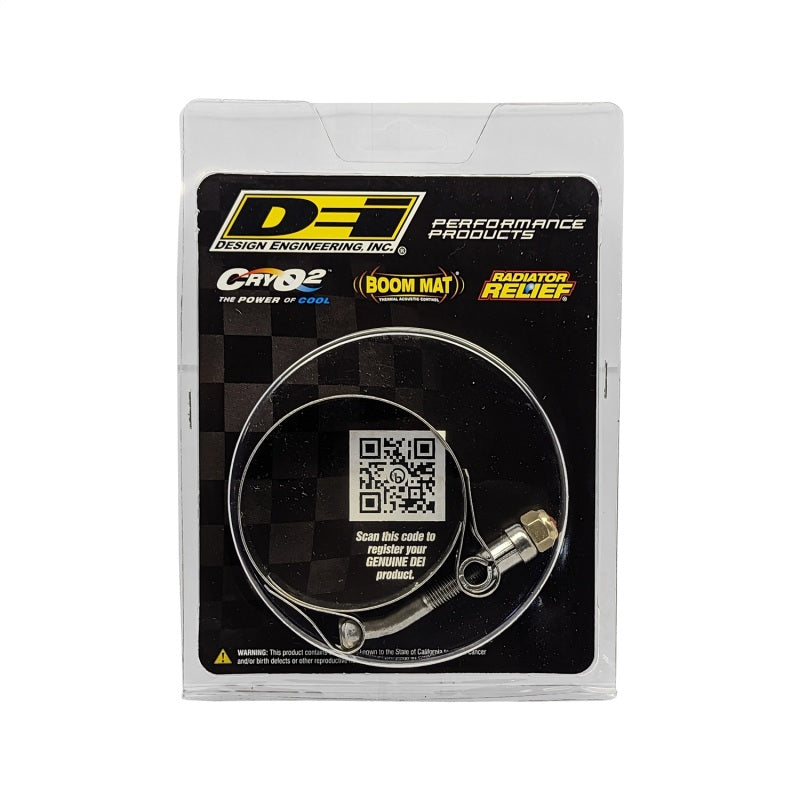 DEI Stainless Clamp 2.25in to 2.56in - Wide Band Clamp 1 per pack DEI Stainless Clamp 2.25in to 2.56in - Wide Band Clamp 1 per pack