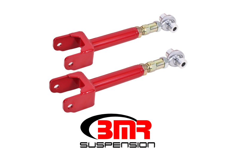 BMR 64-67 A-Body Upper Control Arms On-Car Adj. Rod Ends - Red BMR 64-67 A-Body Upper Control Arms On-Car Adj. Rod Ends - Red