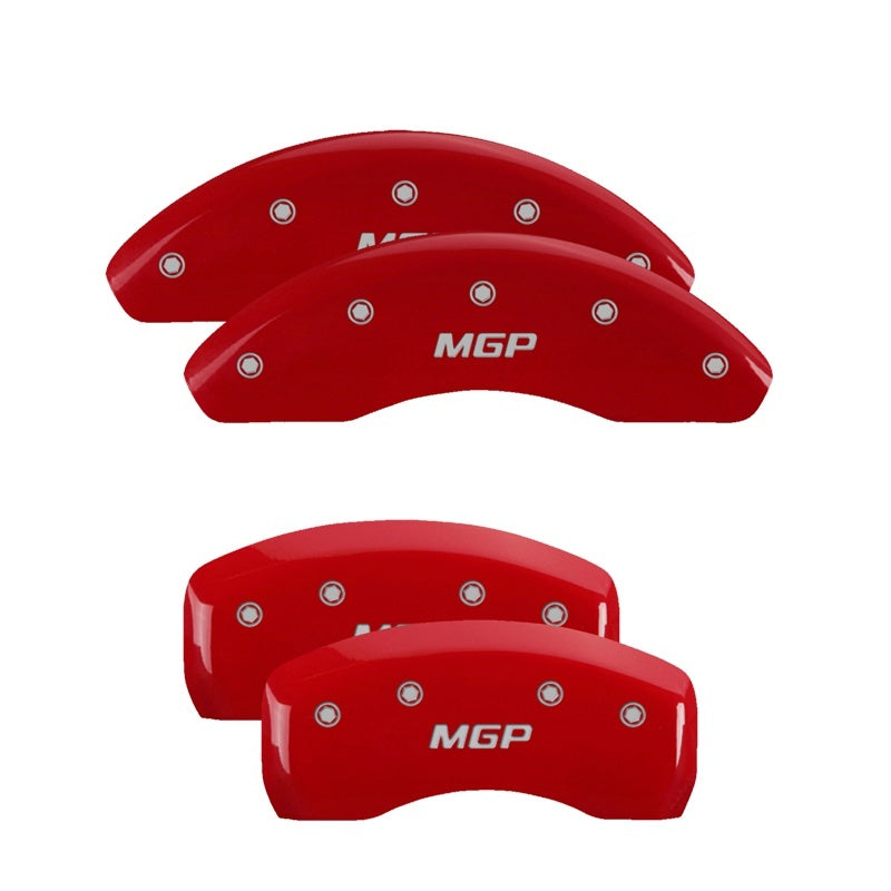 MGP 4 Caliper Covers Engraved Front & Rear Acura Red finish silver ch MGP 4 Caliper Covers Engraved Front & Rear Acura Red finish silver ch