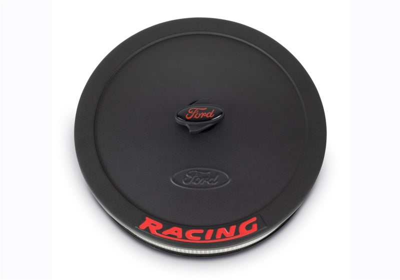 Ford Racing Air Cleaner Kit - Black Crinkle Finish w/ Red Emblem Ford Racing Air Cleaner Kit - Black Crinkle Finish w/ Red Emblem