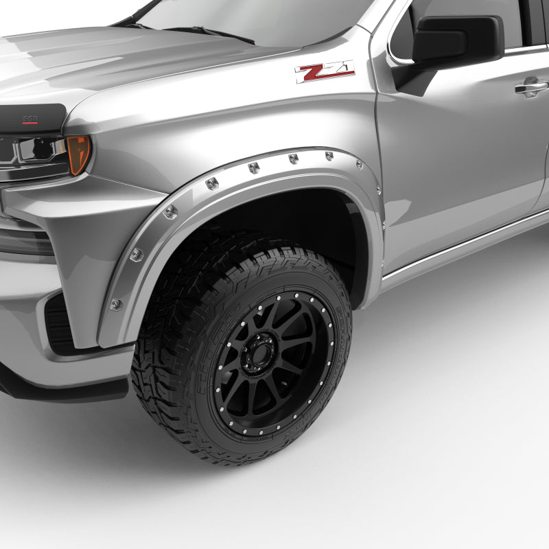 EGR 2019 Chevy 1500 Color Match Style Fender Flare - Set - Switchblade Silver EGR 2019 Chevy 1500 Color Match Style Fender Flare - Set - Switchblade Silver