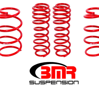 BMR 07-14 Shelby GT500 Drag Lowering Springs (Set Of 4) - Red