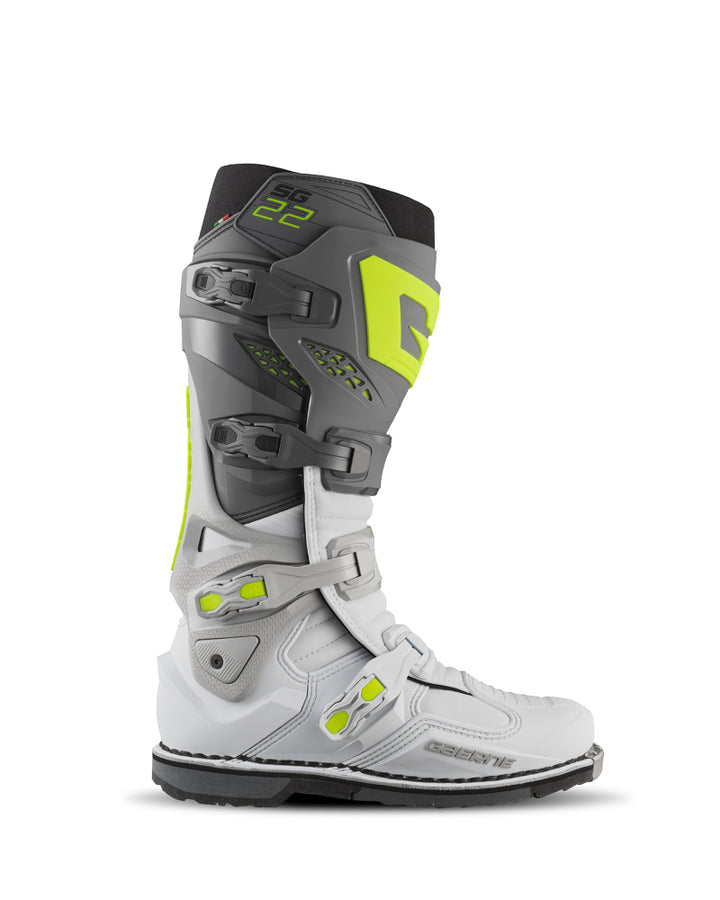 Gaerne SG22 Boot Anthracite/ White/Grey Size - 10.5 Gaerne SG22 Boot Anthracite/ White/Grey Size - 10.5