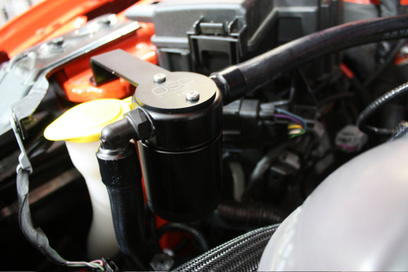 J&L 15-23 Ford Mustang GT/15-20 Ford Mustang GT350 Passenger Side Oil Separator 3.0 - Black Anodized J&L 15-23 Ford Mustang GT/15-20 Ford Mustang GT350 Passenger Side Oil Separator 3.0 - Black Anodized