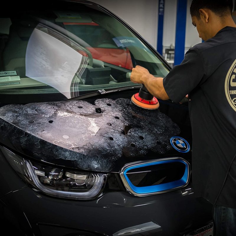 Chemical Guys Hex-Logic Quantum Medium-Heavy Cutting Pad - Orange - 5.5in Chemical Guys Hex-Logic Quantum Medium-Heavy Cutting Pad - Orange - 5.5in