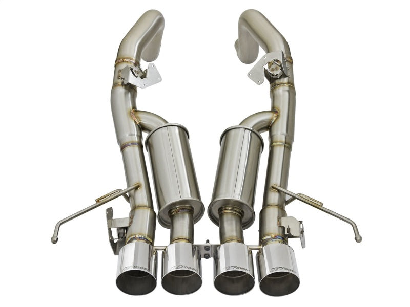 aFe MACHForce XP 3in-2 1/2in Axle Back 304SS Exhaust w/ Polished Tips 14-17 Chevy Corvette V8-6.2L aFe MACHForce XP 3in-2 1/2in Axle Back 304SS Exhaust w/ Polished Tips 14-17 Chevy Corvette V8-6.2L