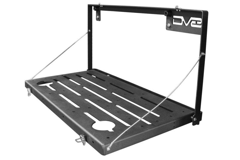 DV8 Jeep JL Tailgate Mounted Table (Trail Table) - Black DV8 Jeep JL Tailgate Mounted Table (Trail Table) - Black