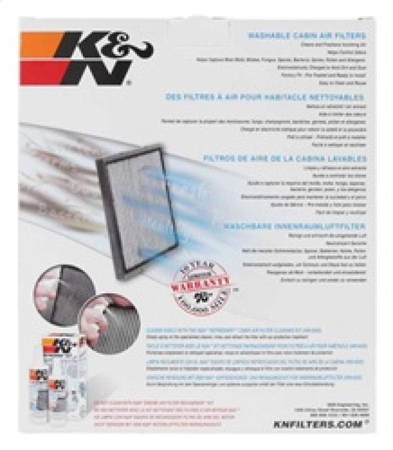 K&N 14-16 GM Full-size Truck Cabin Air Filter K&N 14-16 GM Full-size Truck Cabin Air Filter