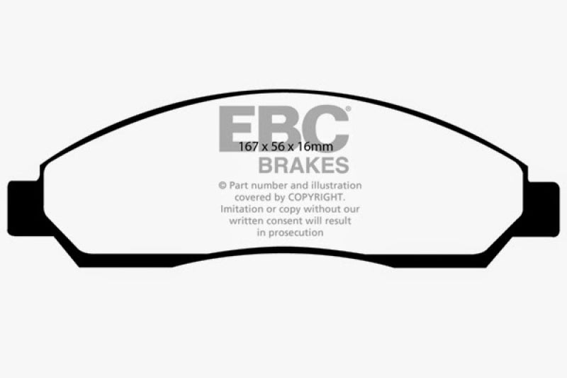 EBC 04-06 Chevrolet Colorado 2.8 Greenstuff Front Brake Pads EBC 04-06 Chevrolet Colorado 2.8 Greenstuff Front Brake Pads