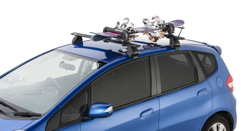 Rhino-Rack Universal Ski/Snowboard Carrier - Fits 3 Pairs of Skis or 2 Snowboards - Black Rhino-Rack Universal Ski/Snowboard Carrier - Fits 3 Pairs of Skis or 2 Snowboards - Black