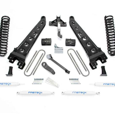 Fabtech 08-16 Ford F250 4WD w/Factory Overload 8in Rad Arm Sys w/Coils & Perf Shks