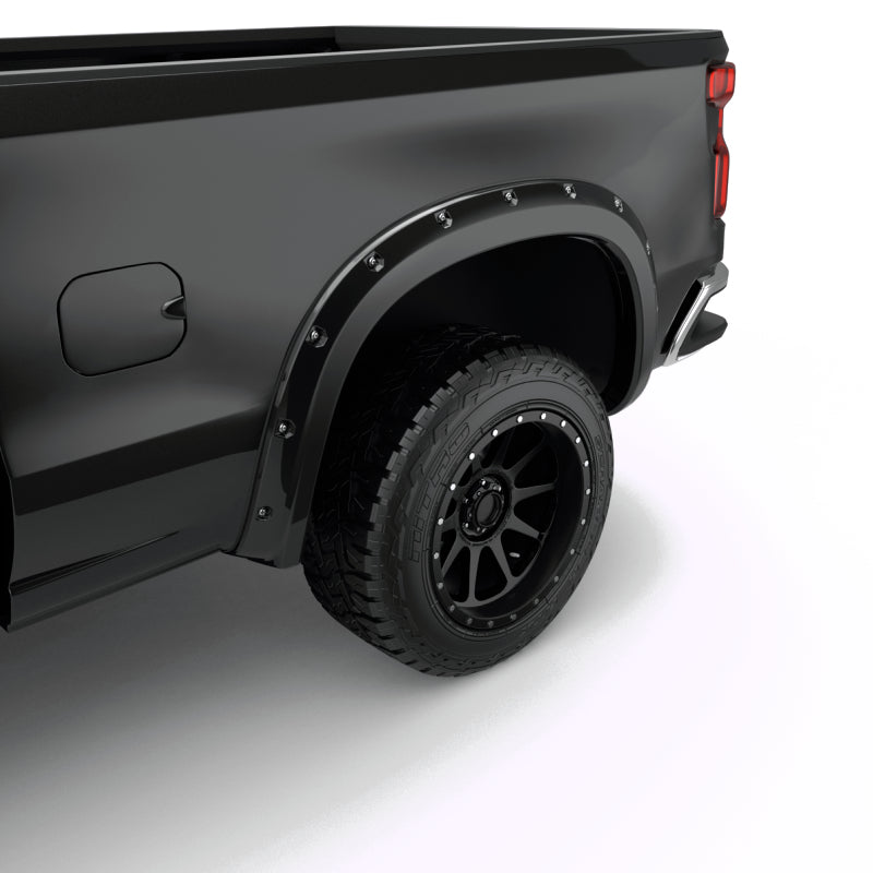 EGR 19-22 Chevrolet Silverado 1500 Traditional Bolt-On Look Fender Flares Black Set Of 4 EGR 19-22 Chevrolet Silverado 1500 Traditional Bolt-On Look Fender Flares Black Set Of 4