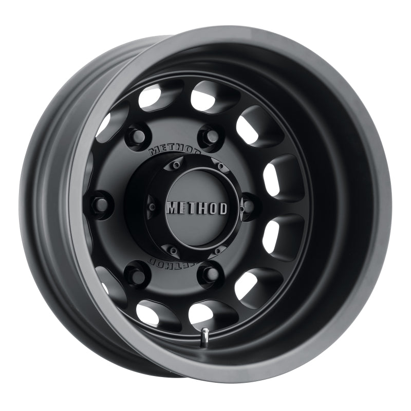 Method MR901 - REAR 16x5.5 -138mm Offset 6x205 161.04mm CB Matte Black Wheel Method MR901 - REAR 16x5.5 -138mm Offset 6x205 161.04mm CB Matte Black Wheel