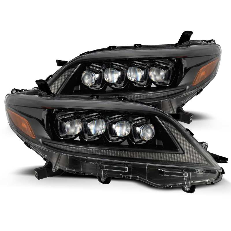 AlphaRex 11-21 Toyota Sienna LUXX LED Proj Headlights Plank Style Alpha Black w/Seq Signal/DRL AlphaRex 11-21 Toyota Sienna LUXX LED Proj Headlights Plank Style Alpha Black w/Seq Signal/DRL