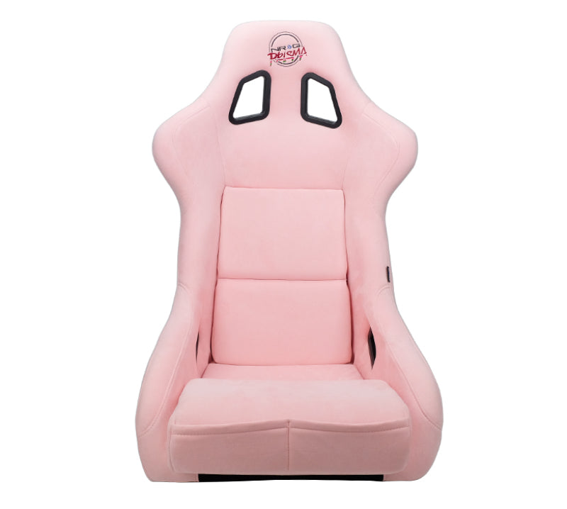 NRG FRP Bucket Seat PRISMA Edition W/ pearlized Back Pink Alcantara - Large NRG FRP Bucket Seat PRISMA Edition W/ pearlized Back Pink Alcantara - Large