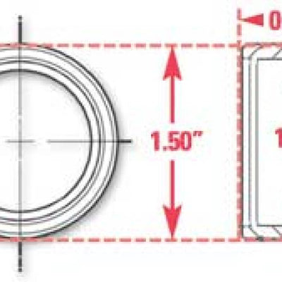 SPC Performance Weld-In Ring Kit 1.25 in. ID