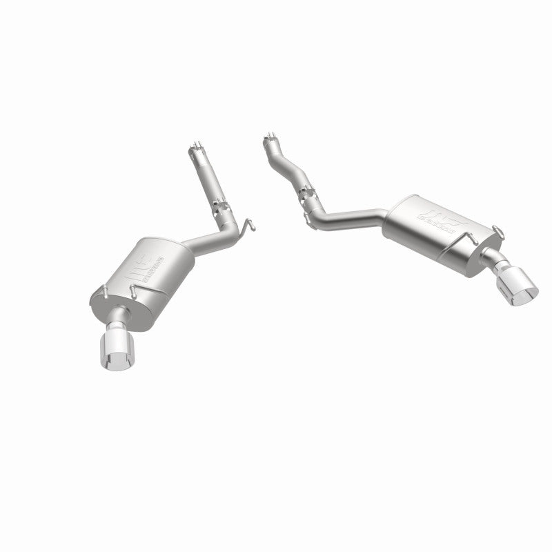 MagnaFlow Axle-Back Stainless Dual Split 4in Polished Tips 10-15 Chevrolet Camaro Convert. 3.6L V6 MagnaFlow Axle-Back Stainless Dual Split 4in Polished Tips 10-15 Chevrolet Camaro Convert. 3.6L V6