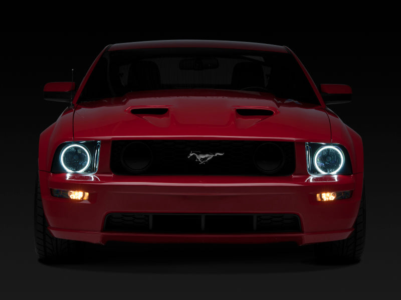 Raxiom 05-09 Ford Mustang GT V6 Axial Series CCFL Halo Projector Headlight- Blk Housing (Smkd Lens) Raxiom 05-09 Ford Mustang GT V6 Axial Series CCFL Halo Projector Headlight- Blk Housing (Smkd Lens)
