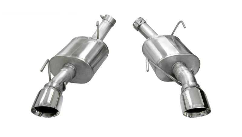 Corsa 2005-2010 Ford Mustang Shelby GT500 5.4L V8 Polished Xtreme Axle-Back Exhaust Corsa 2005-2010 Ford Mustang Shelby GT500 5.4L V8 Polished Xtreme Axle-Back Exhaust