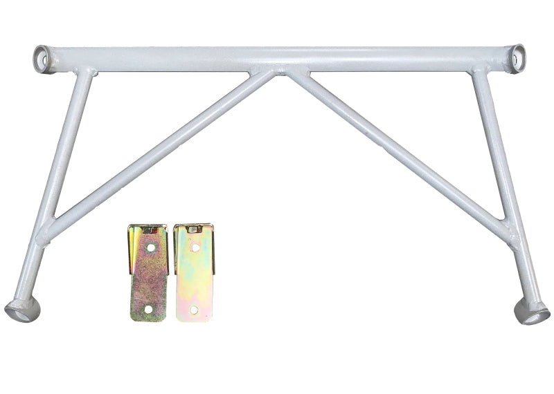 Whiteline 05+ Ford Mustang 8cyl (Shelby GT / GT500) Front Lower Control Arm Brace to Swaybar Whiteline 05+ Ford Mustang 8cyl (Shelby GT / GT500) Front Lower Control Arm Brace to Swaybar