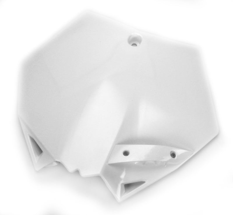 Cycra 07-14 KTM SX/XC/SX-F/XC-F/XCF-W/XC-W/EXC/EXC-R/XCR-W Stadium Number Plate - White Cycra 07-14 KTM SX/XC/SX-F/XC-F/XCF-W/XC-W/EXC/EXC-R/XCR-W Stadium Number Plate - White