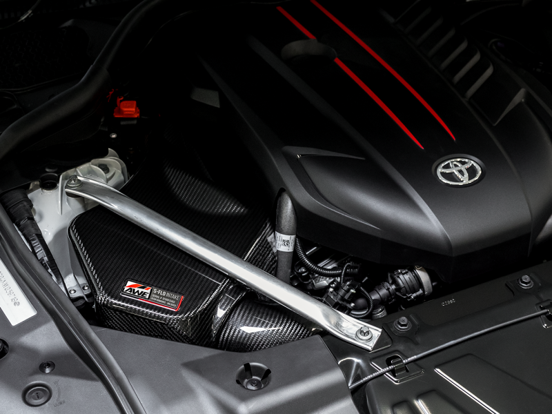 AWE Tuning 2020+ Toyota GR Supra S-FLO Carbon Intake Lid AWE Tuning 2020+ Toyota GR Supra S-FLO Carbon Intake Lid