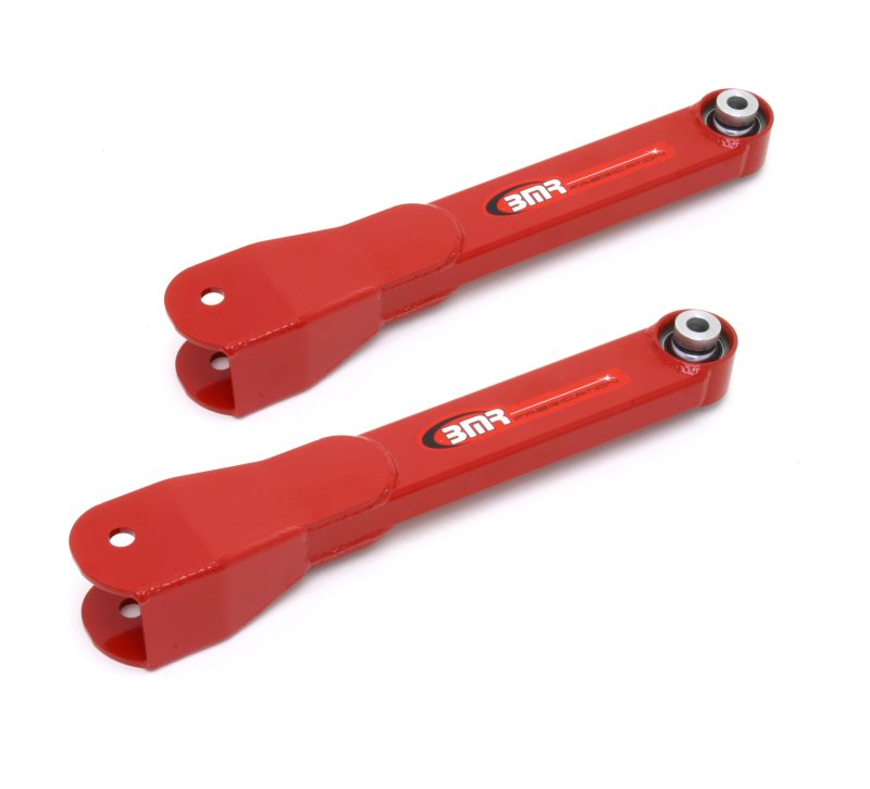 BMR 10-15 5th Gen Camaro Rear Non-Adj. Trailing Arms w/ Spherical Bearings - Red BMR 10-15 5th Gen Camaro Rear Non-Adj. Trailing Arms w/ Spherical Bearings - Red