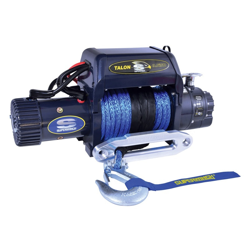 Superwinch 9500 LBS Integrated 12V DC 3/8in x 80ft Synthetic Rope Talon 9.5iSR Winch Superwinch 9500 LBS Integrated 12V DC 3/8in x 80ft Synthetic Rope Talon 9.5iSR Winch