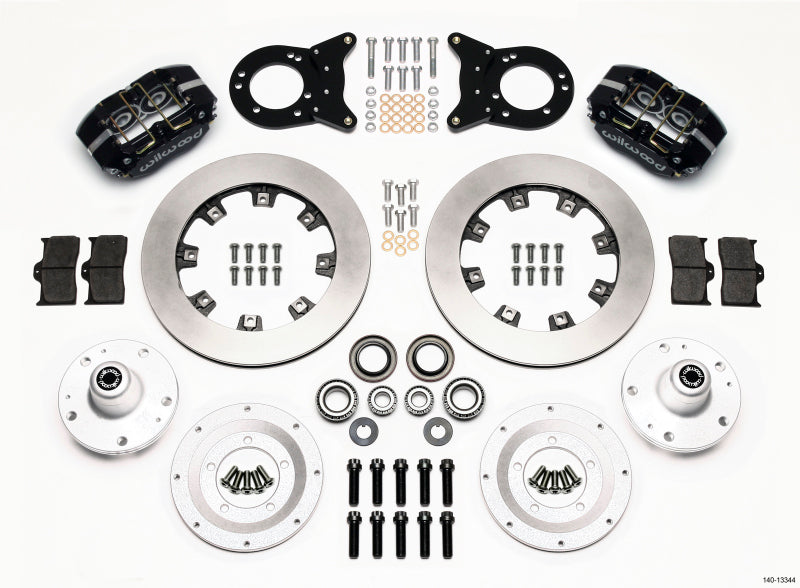 Wilwood Dynapro Dust-Boot Front Kit 12.19in 1965-1969 Mustang Disc & Drum Spindle Wilwood Dynapro Dust-Boot Front Kit 12.19in 1965-1969 Mustang Disc & Drum Spindle