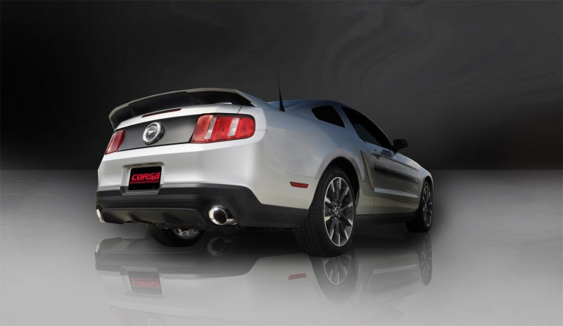 Corsa 2011-2014 Ford Mustang GT/Boss 302 5.0L V8 Polished Xtreme Axle-Back Exhaust Corsa 2011-2014 Ford Mustang GT/Boss 302 5.0L V8 Polished Xtreme Axle-Back Exhaust